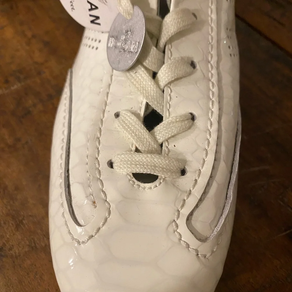 NWOT Hogan leather trainers / sneakers. made in Italy - Picture 3 of 12
